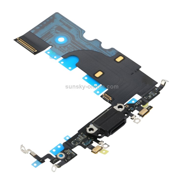 Charging Port Flex Cable for iPhone 8 (Black) - 3