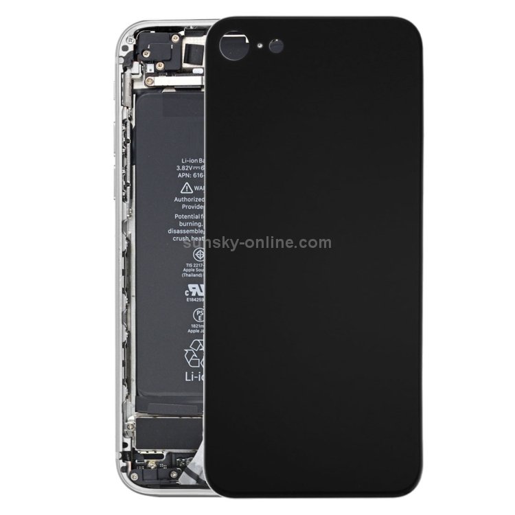 Battery Back Cover for iPhone 8 (Black) - 5