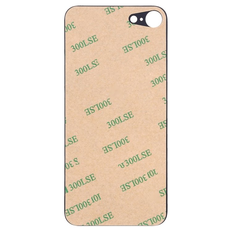 Easy Replacement Big Camera Hole Glass Back Battery Cover with Adhesive for iPhone 8(Black) - 2