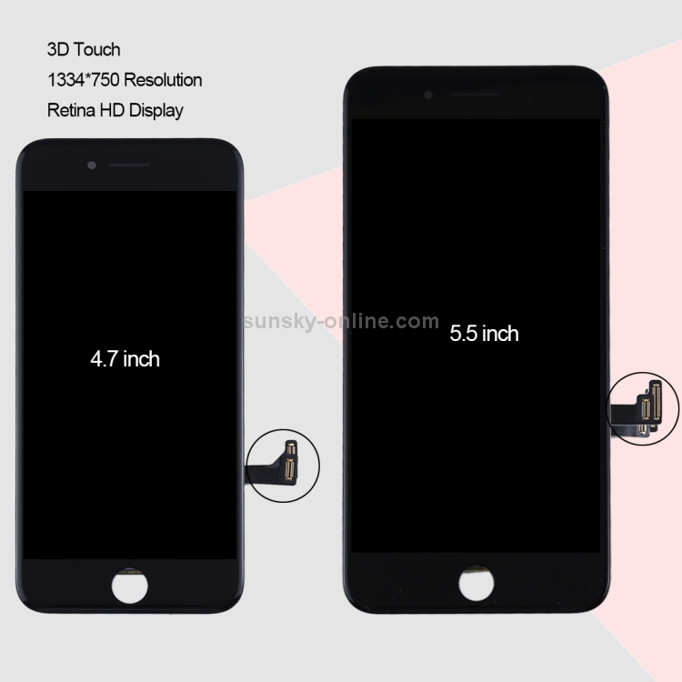 For iPhone 8 Plus Original LCD Screen (Black) - 10