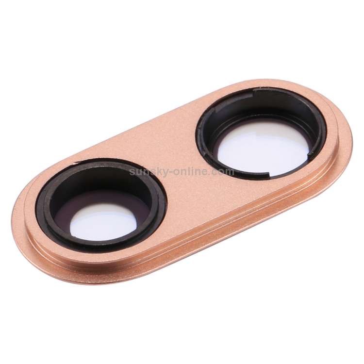 Camera Lens Ring for iPhone 8 Plus Rear(Gold) - 3