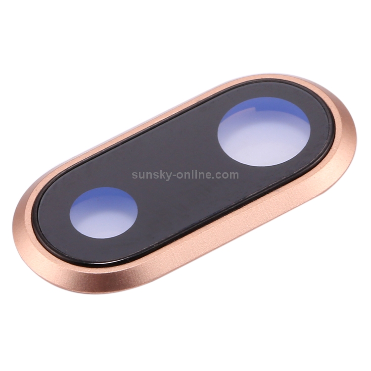 Camera Lens Ring for iPhone 8 Plus Rear(Gold) - 4