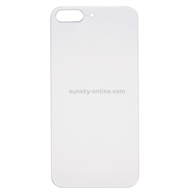 Glass Battery Back Cover for iPhone 8 Plus (Silver) - 1