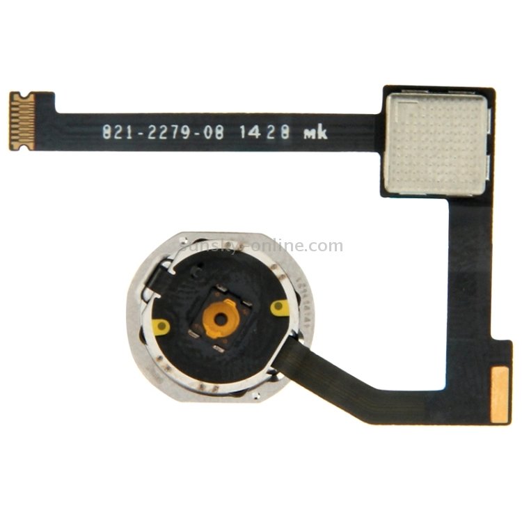 Original Home Button Flex Cable for iPad Air 2 / 6(Silver) - 2