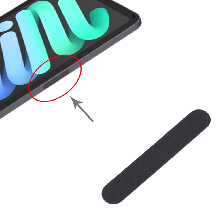 For iPad Air 2020 Right Side Button Sticker(Black) - 3