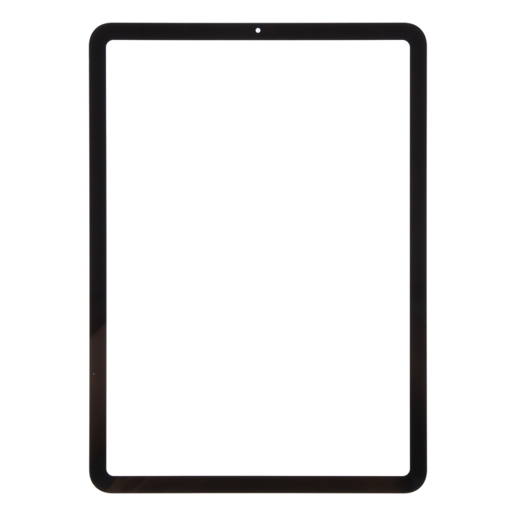 For iPad Air 4 Front Screen Outer Glass Lens with OCA Optically Clear Adhesive(Black) - 1