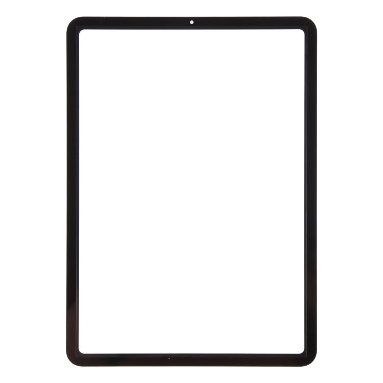 For iPad Air 4 Front Screen Outer Glass Lens with OCA Optically Clear Adhesive(Black) - 2