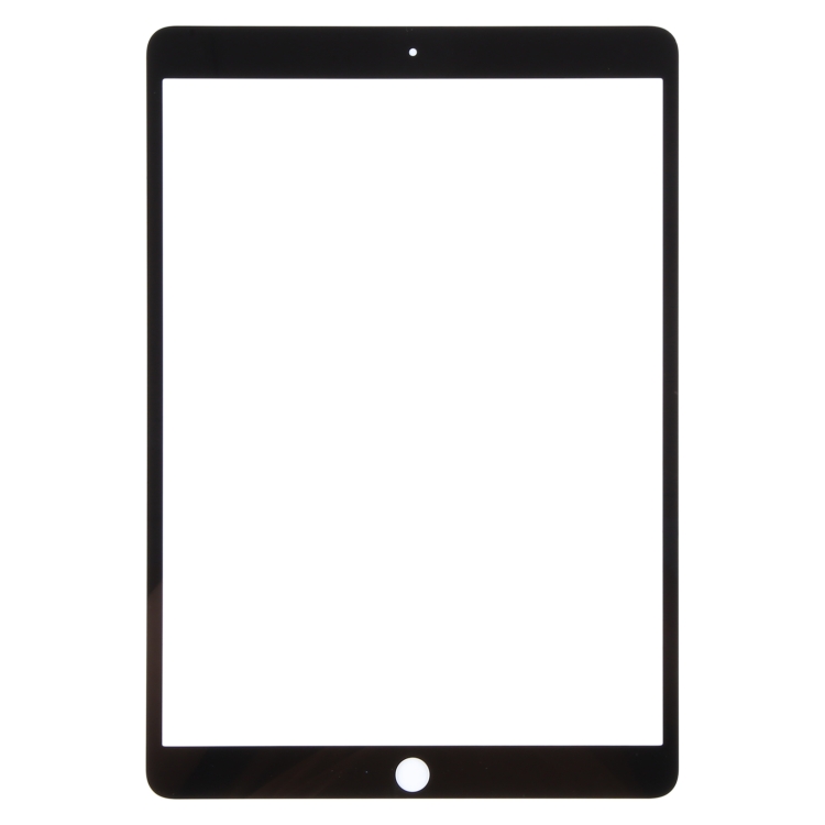 For iPad Pro 10.5 Front Screen Outer Glass Lens with OCA Optically Clear Adhesive(Black) - 1