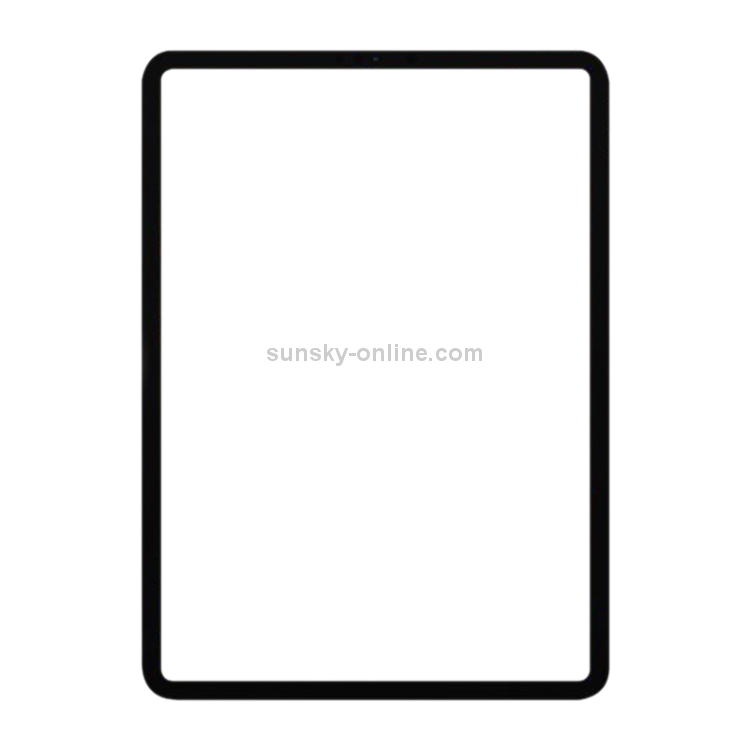 Front Screen Outer Glass Lens for iPad Pro 11 (2021) A2301 A2459 A2460(Black) - 1