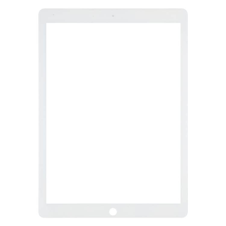 For iPad Pro 12.9 2015 Front Screen Outer Glass Lens with OCA Optically Clear Adhesive(White) - 1