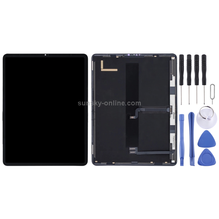 LCD Screen and Digitizer Full Assembly for iPad Pro 12.9 inch 2021 2022 A2378 A2461 A2379(Black) - 1