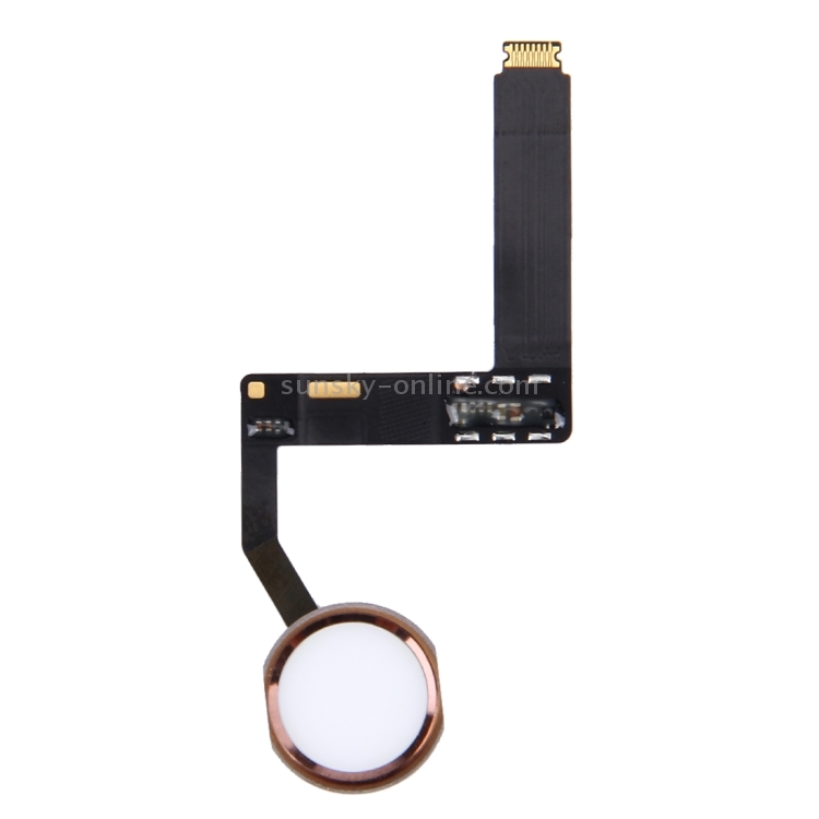 for iPad Pro 9.7 inch Home Button Assembly Flex Cable, Not Supporting Fingerprint Identification(Rose Gold) - 1