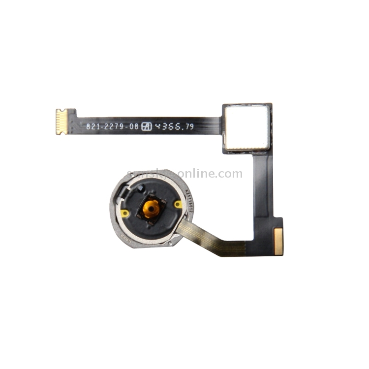 Home Button Assembly Flex Cable for iPad Pro 12.9 inch / iPad mini 4, Not Supporting Fingerprint Identification(Gold) - 2