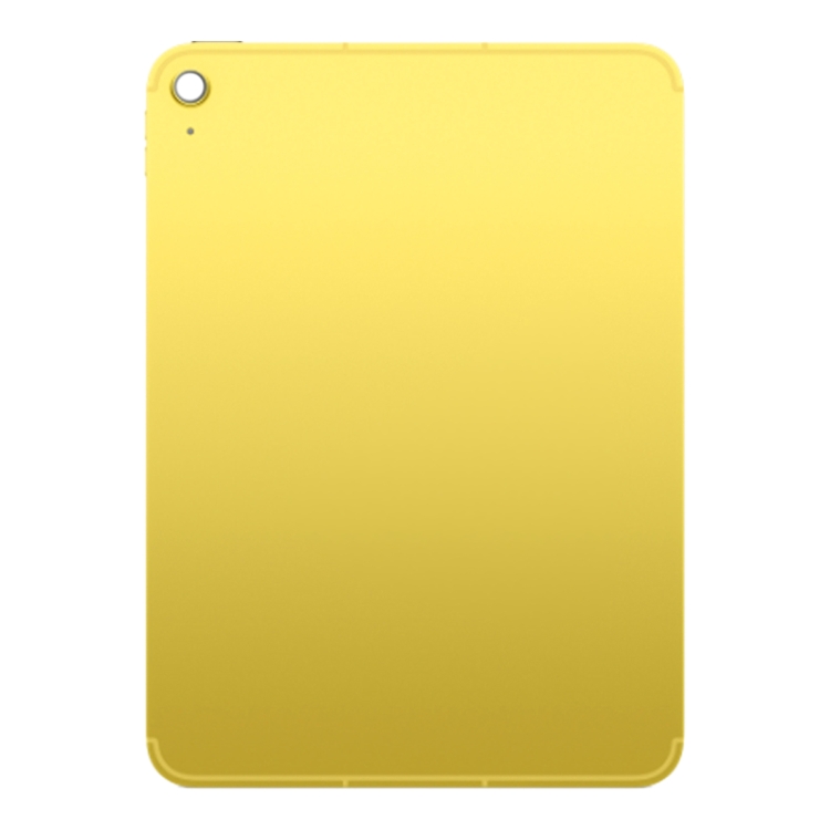 For iPad 10th Gen 10.9 2022 4G Version Battery Back Cover (Yellow) - 1