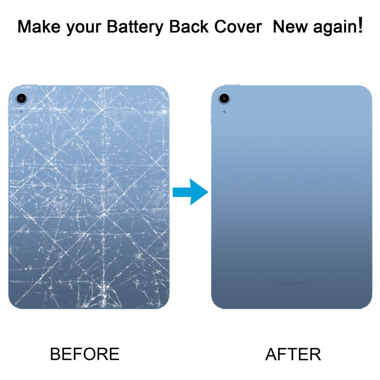For iPad 10th Gen 10.9 2022 4G Version Battery Back Cover (Yellow) - B1