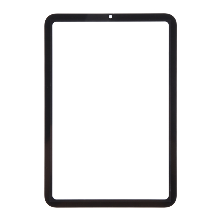 For iPad mini 6 Front Screen Outer Glass Lens with OCA Optically Clear Adhesive(Black) - 2