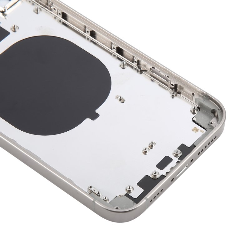 Back Cover with Appearance Imitation of iP15 Pro for iPhone 11(White) - 3