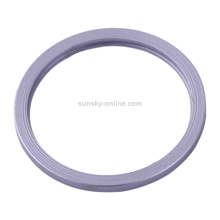 2 PCS Rear Camera Glass Lens Metal Protector Hoop Ring for iPhone 11(Purple) - 2