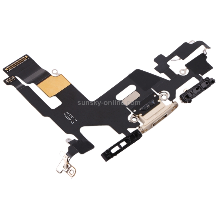 Charging Port Flex Cable for iPhone 11(White) - 2