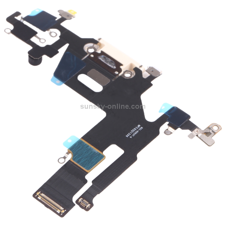 Original Charging Port Flex Cable for iPhone 11(White) - 2