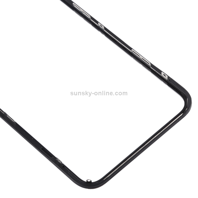 Front Screen Outer Glass Lens with Frame & OCA Optically Clear Adhesive for iPhone 11(Black) - 4