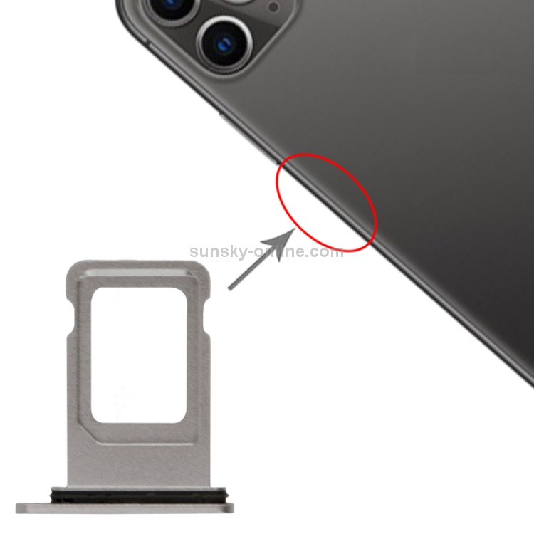 SIM Card Tray for iPhone 11(White) - 3