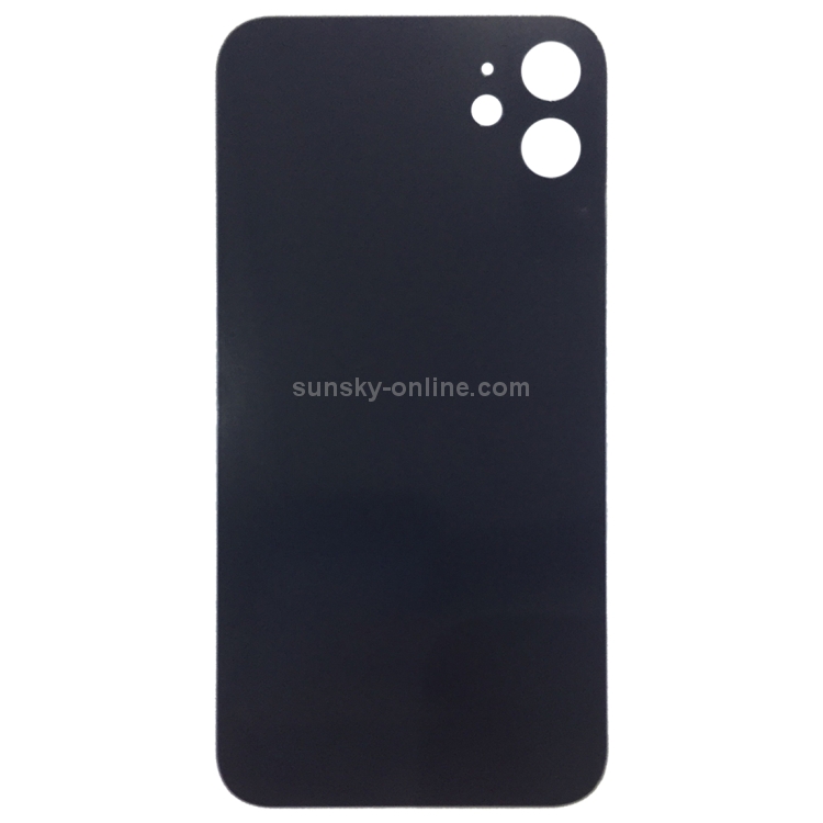 Back Battery Cover Glass Panel for iPhone 11 Pro(Black) - 2