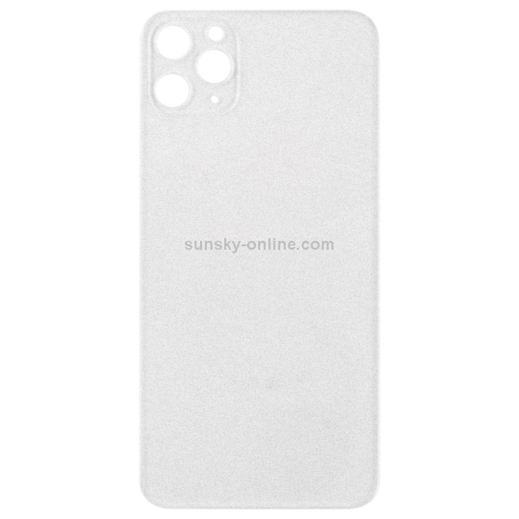 Transparent Frosted Glass Battery Back Cover for iPhone 11 Pro(Transparent) - 1