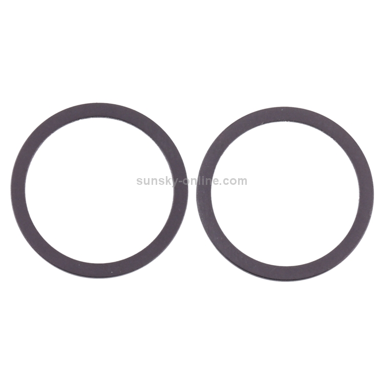 2 PCS Rear Camera Glass Lens Metal Protector Hoop Ring for iPhone 12(Blue) - 1