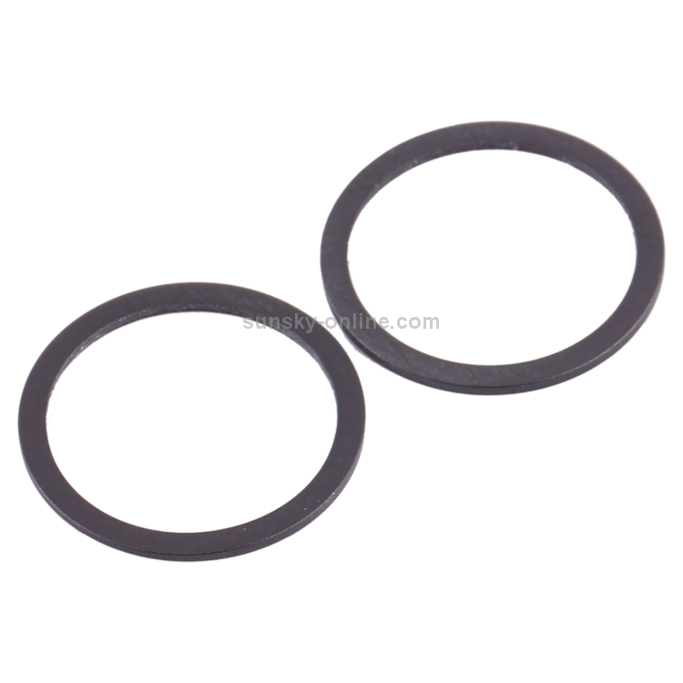 2 PCS Rear Camera Glass Lens Metal Protector Hoop Ring for iPhone 12(Blue) - 2