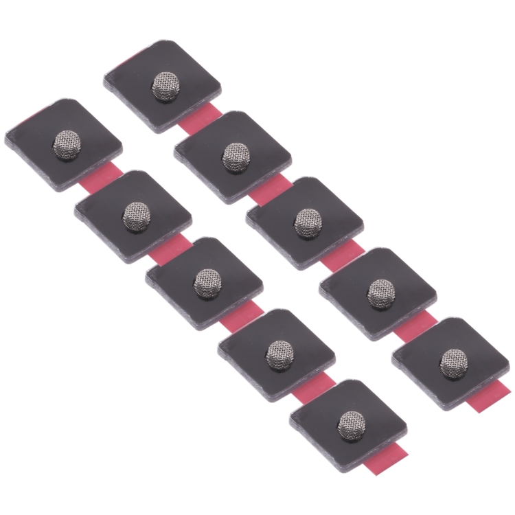 10 PCS Microphone Dustproof Mesh for iPhone 12 / 12 Pro (Black) - 2