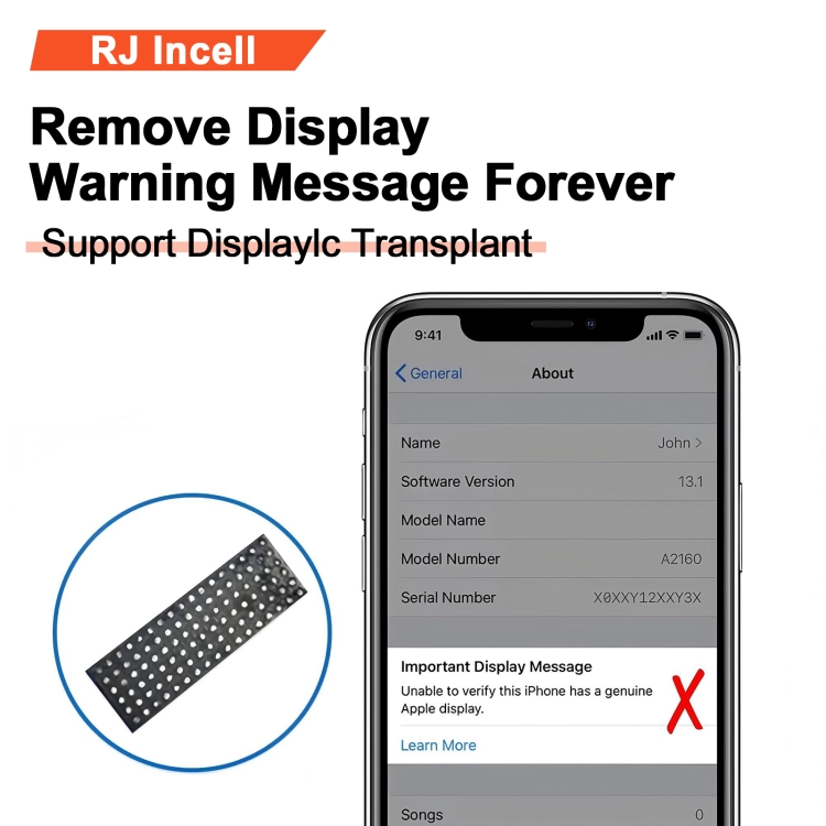 RJ Incell Screen LCD Screen for iPhone 12 Mini - 8