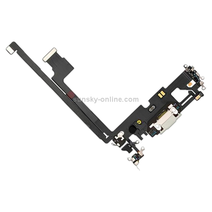 Original Charging Port Flex Cable for iPhone 12 Pro Max(White) - 1