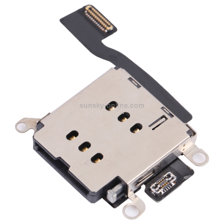 Double SIM Card Reader Socket with Flex Cable for iPhone 13 - 1