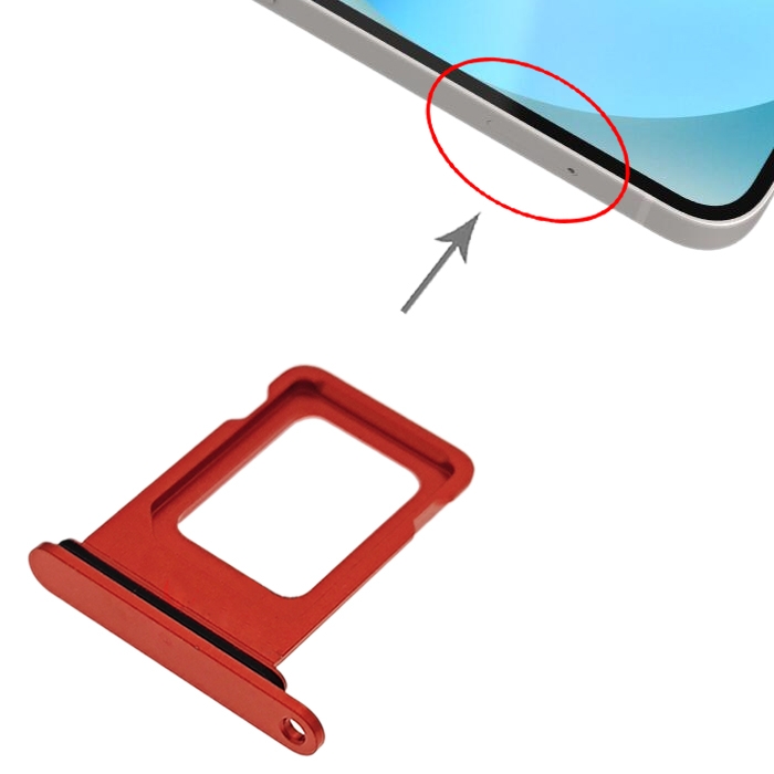 SIM Card Tray for iPhone 13(Red) - 1