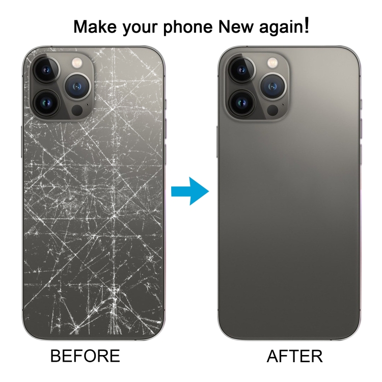 Battery Back Cover for iPhone 13 Pro Max(White) - B1