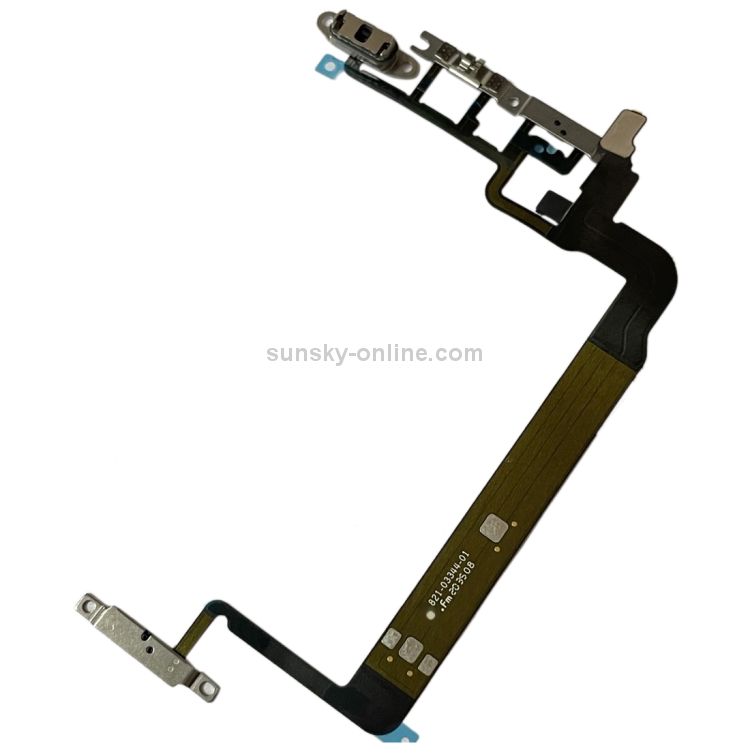 Power Button & Volume Button Flex Cable with Brackets for iPhone 13 Pro Max - 2