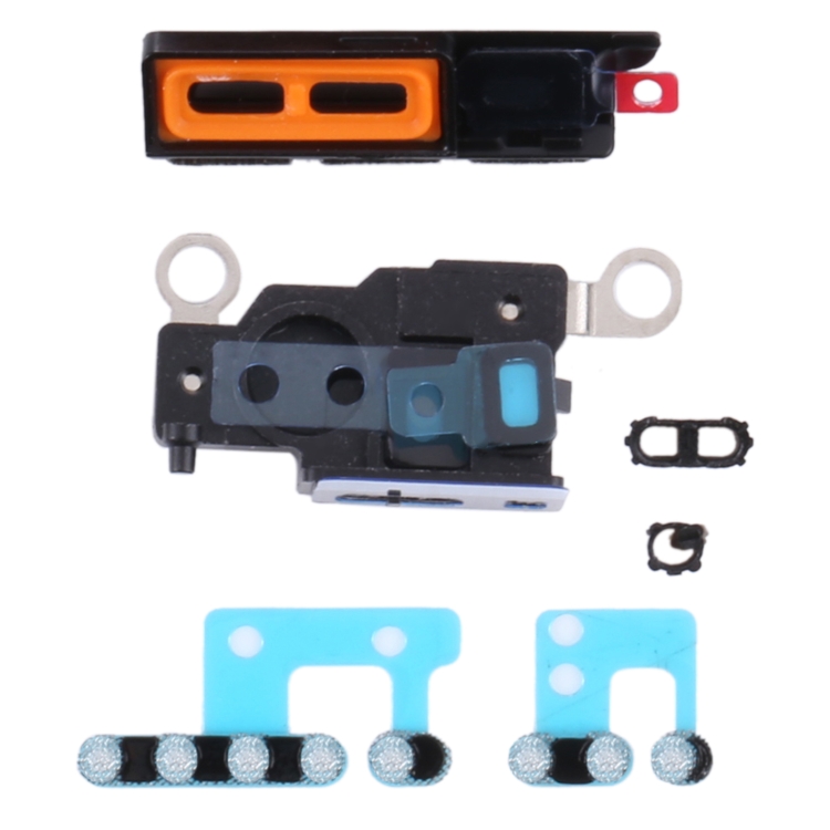 10 PCS Speaker Dustproof Mesh with Frame For iPhone 13 Pro Max(White) - 1