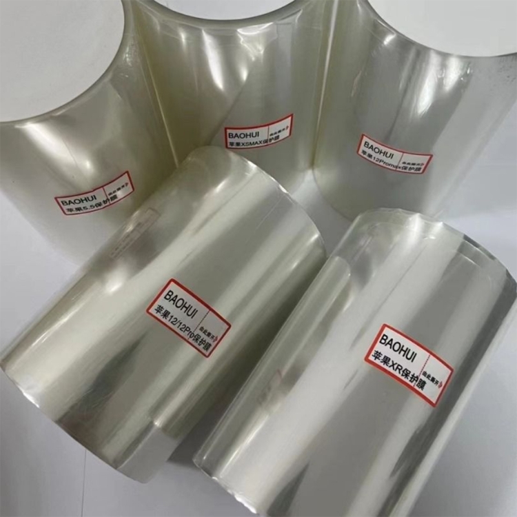 For iPhone 12 Pro Max / 13 Pro Max LCD Transparent Plastic Protection Stickers - B3