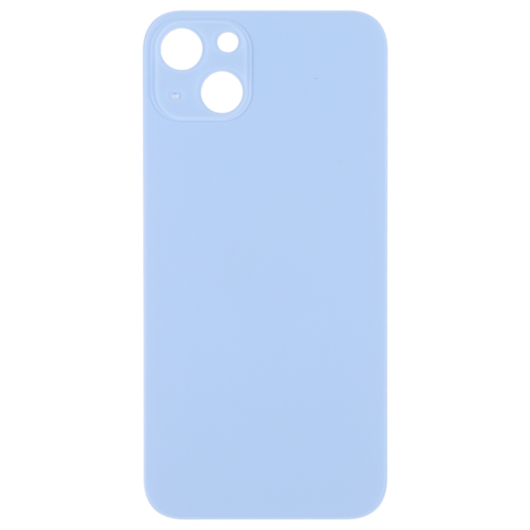 Easy Replacement Big Camera Hole Glass Back Battery Cover for iPhone 14(Blue) - 1