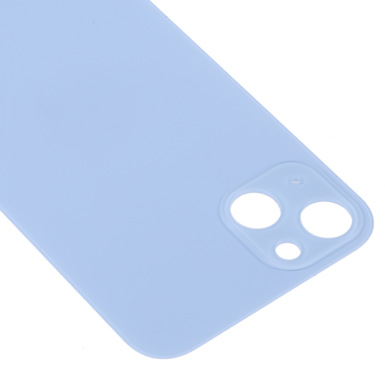Easy Replacement Big Camera Hole Glass Back Battery Cover for iPhone 14(Blue) - 3