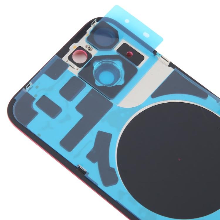 For iPhone 14 China Version Battery Back Cover with Middle Frame(Red) - 3