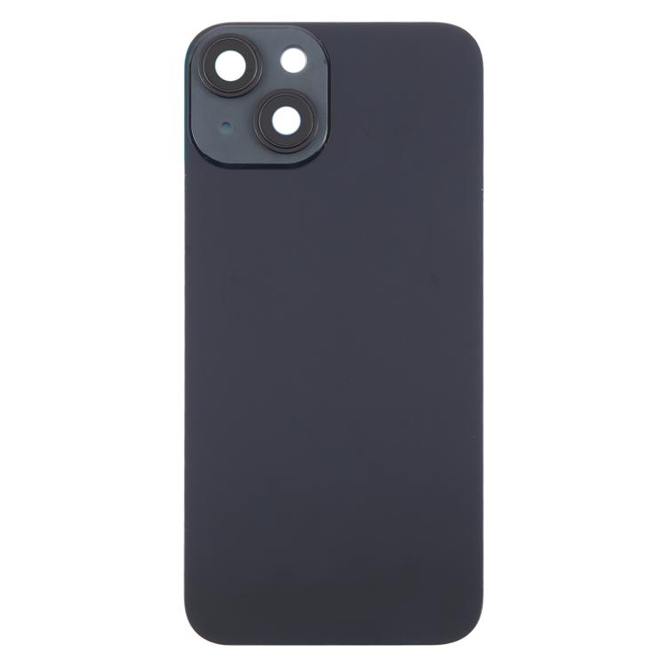 For iPhone 14 EU Version Battery Back Cover with Middle Frame(Black) - 1