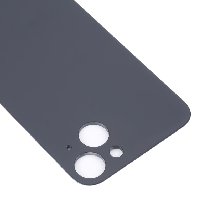 For iPhone 14 Plus Easy Replacement Big Camera Hole Glass Back Battery Cover(Black) - 4