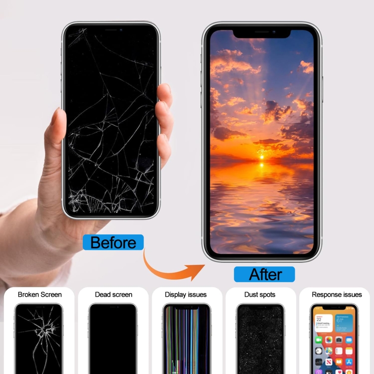 For iPhone 14 Plus Original Super Retina XDR OLED Screen - 12