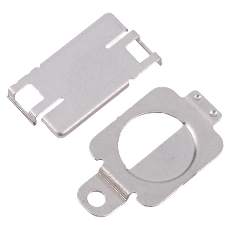 For iPhone 14 / 14 Plus 1 Pair Flashlight / Mic Iron Sheet Cover (On The Back Cover) - 1