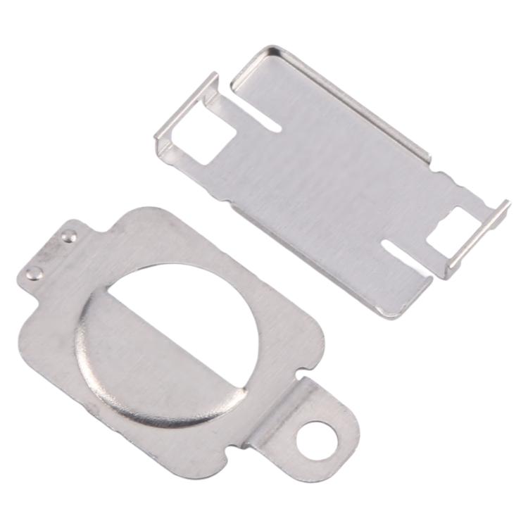 For iPhone 14 / 14 Plus 1 Pair Flashlight / Mic Iron Sheet Cover (On The Back Cover) - 3