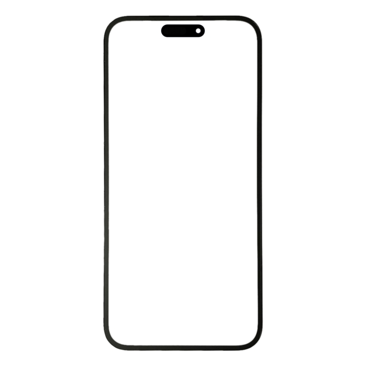 For iPhone 14 Pro Max Front Screen Outer Glass Lens with OCA Optically Clear Adhesive - 1