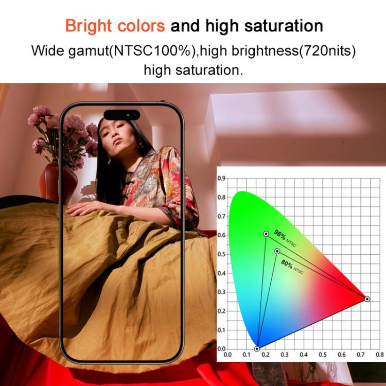 Ruiju Soft OLED Screen For iPhone 14 Pro Max - 5