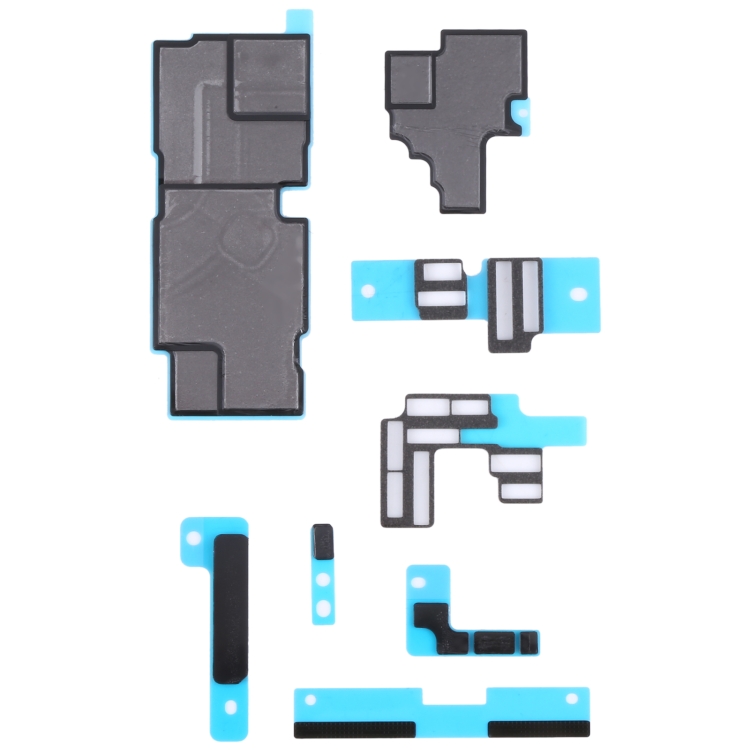 For iPhone 14 Pro Max 10pcs Mainboard Sponge Foam Pads + Heat Sink Graphite Sticker - 1